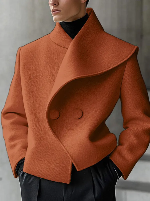 Mens Solid Color Asymmetrical Long Sleeve Blazer SKUK94589 sold by Incerunmen product image thumbnail 3