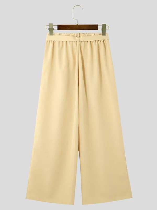 Mens Loose High-Waist Wide-Leg Pant SKUK93667 sold by Incerunmen product image thumbnail 5