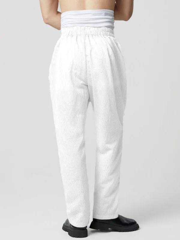 Mens Textured Sheer Tie-Up Pant SKUK93630 sold by Incerunmen product image thumbnail 3