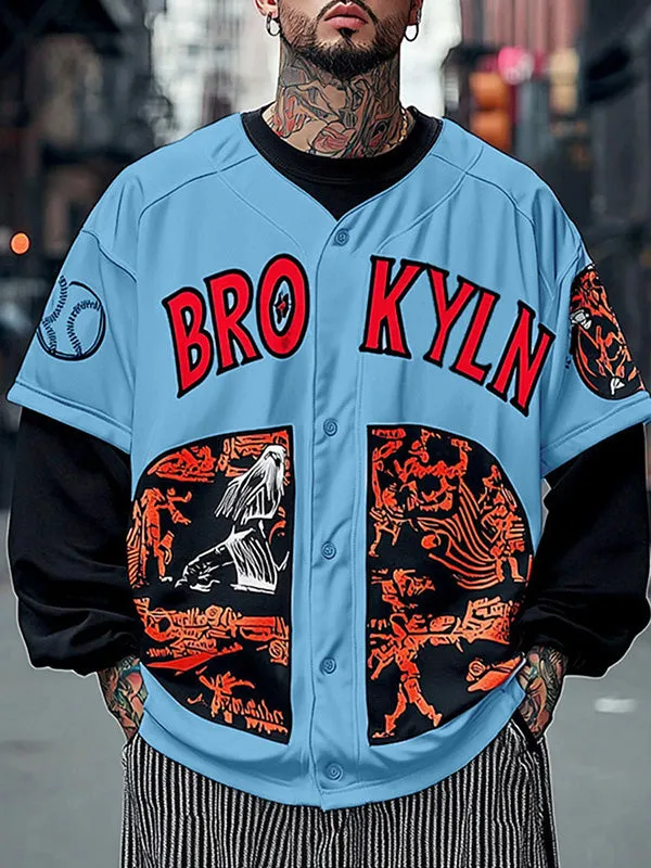 Mens Variety Print Short-Sleeve Shirt SKUK91926 sold by Incerunmen product image thumbnail 3