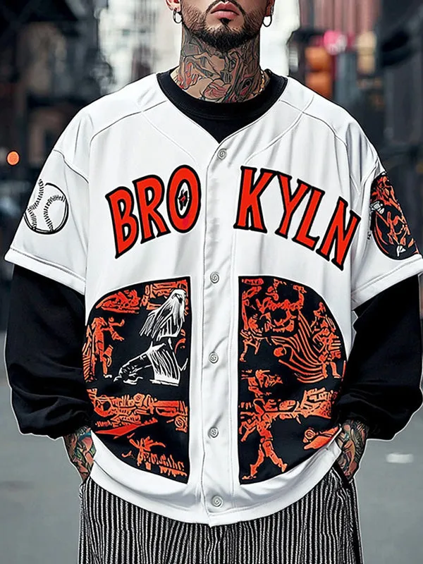 Mens Variety Print Short-Sleeve Shirt SKUK91926 sold by Incerunmen