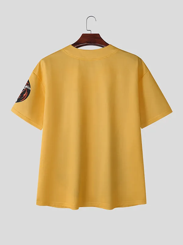 Mens Variety Print Short-Sleeve Shirt SKUK91926 sold by Incerunmen product image thumbnail 5