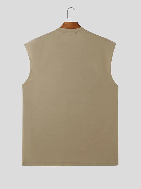 Mens Lips Print Sleeveless Tank SKUK91798 sold by Incerunmen product image thumbnail 5