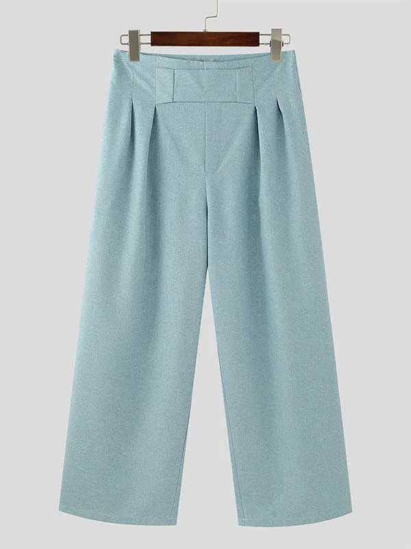 Mens Solid Color One-Shoulder Sleeveless Pant SKUK93593 sold by Incerunmen product image thumbnail 4