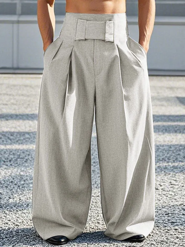 Mens Solid Color One-Shoulder Sleeveless Pant SKUK93593 sold by Incerunmen