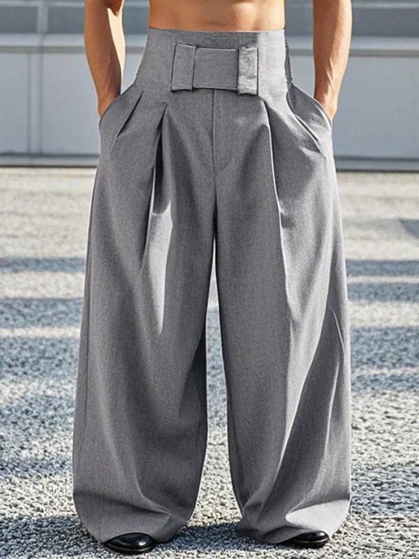 Mens Solid Color One-Shoulder Sleeveless Pant SKUK93593 sold by Incerunmen product image thumbnail 2