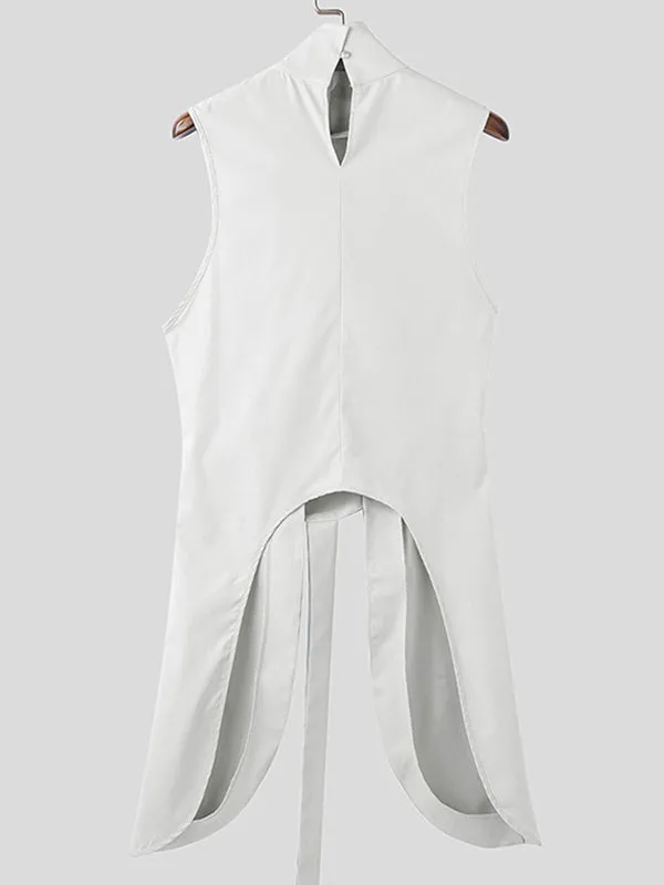 Mens Solid Color Long Hem Sleeveless Tank SKUK89166 sold by Incerunmen product image thumbnail 5