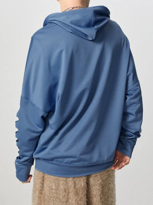 Mens Hollow-Out Long-Sleeve Zipper Hoodie SKUK88044 sold by Incerunmen product image thumbnail 4