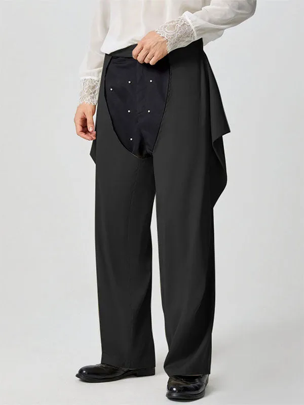 Mens Solid Color Hollow-Out Pant SKUK83309 sold by Incerunmen product image thumbnail 2