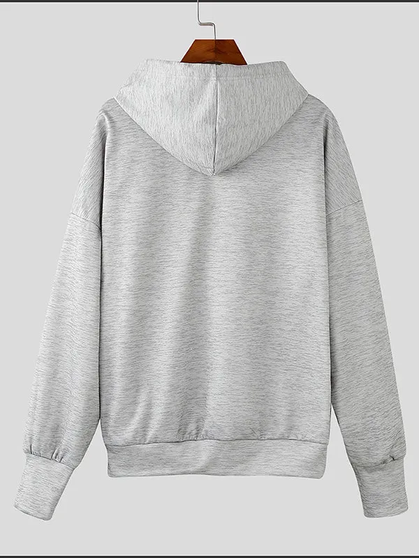 Mens Lips Print Long-Sleeve Hoodie SKUK84531 sold by Incerunmen product image thumbnail 5