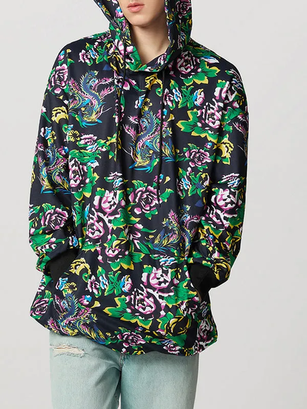 Mens Ethnic Floral Print Long-Sleeve Sweatshirt SKUK88138 sold by Incerunmen product image thumbnail 3