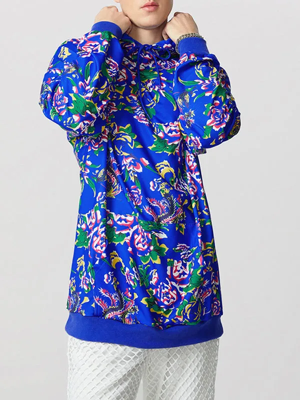 Mens Ethnic Floral Print Long-Sleeve Sweatshirt SKUK88138 sold by Incerunmen product image thumbnail 5