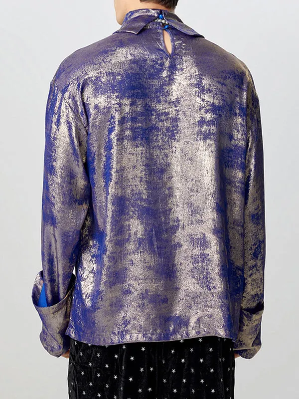 Mens Sheer 3D Floral Tie Long-Sleeve T-Shirt SKUK84564 sold by Incerunmen product image thumbnail 4