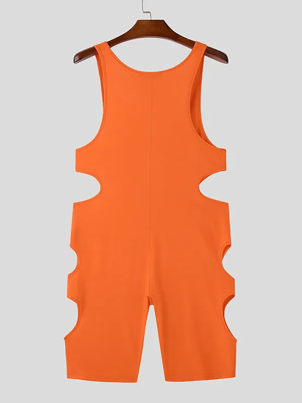 Mens Side Cut-Out Design Sleeveless Bodysuit SKUK84527 sold by Incerunmen product image thumbnail 5