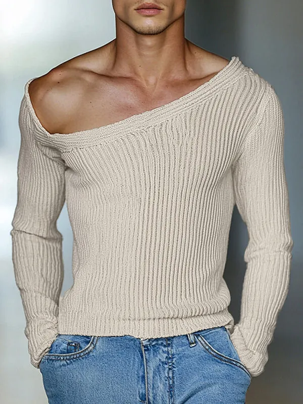 Mens Leather Button Textured Long Sleeve T-Shirt SKUK84520 sold by Incerunmen product image thumbnail 3