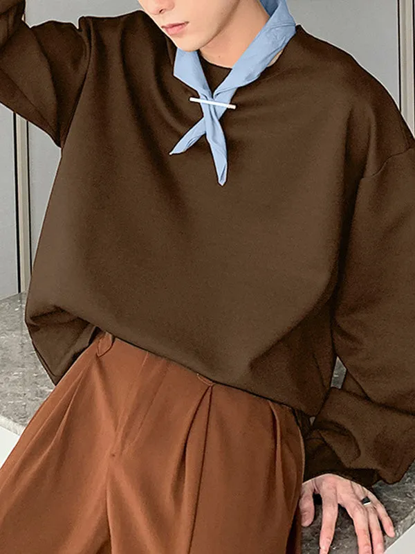 Mens Detachable Scarf Design Long Sleeve Hoodie SKUK79456 sold by Incerunmen product image thumbnail 3