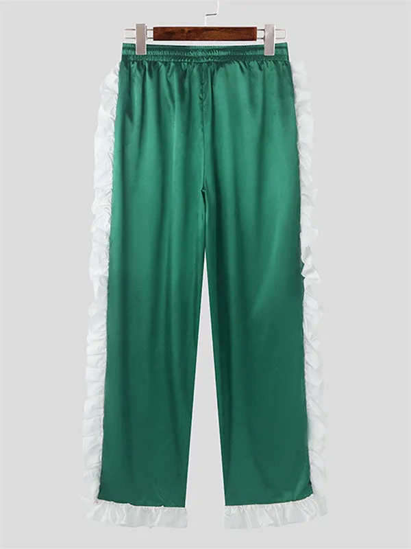 Mens Wavy Edge Color Block Patchwork Pant SKUK80501 sold by Incerunmen product image thumbnail 5
