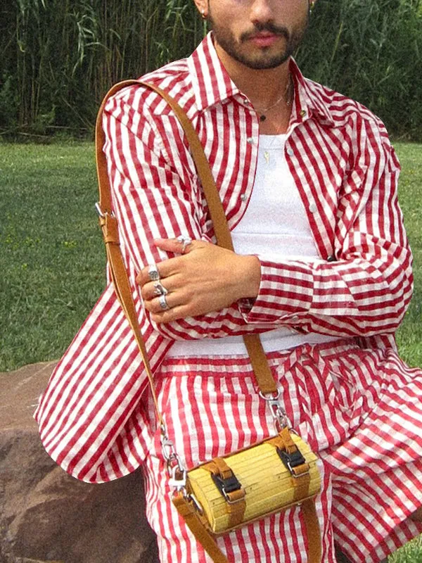 Mens Plaid Long Sleeve Commuter Shirt SKUK78484 sold by Incerunmen product image thumbnail 3