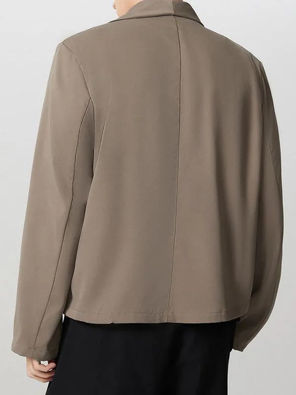 Mens Solid Color Casual Long Sleeve Blazer SKUK82374 sold by Incerunmen product image thumbnail 4