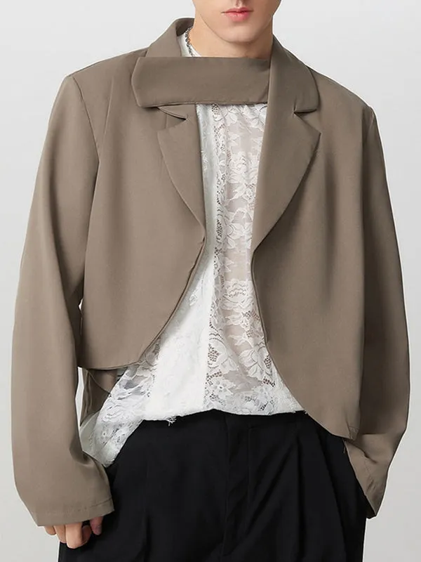 Mens Solid Color Casual Long Sleeve Blazer SKUK82374 sold by Incerunmen product image thumbnail 3