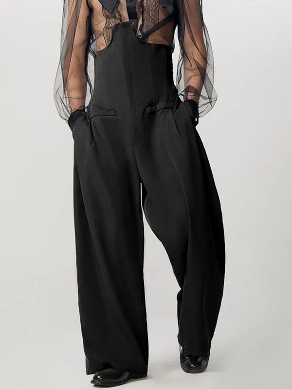 Mens Deconstructed Solid Cinched Waist Pant SKUK82427 sold by Incerunmen product image thumbnail 2