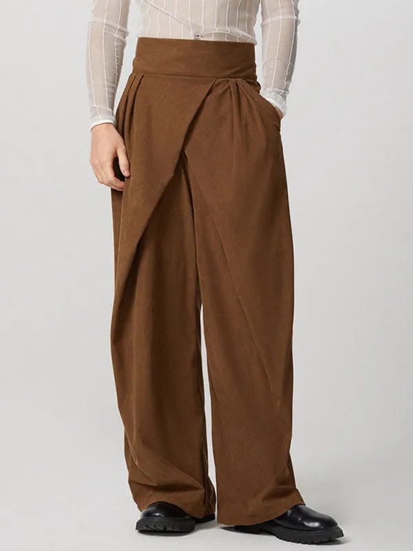 Mens Ruched Crossover Design Pant SKUK82202 sold by Incerunmen product image thumbnail 2