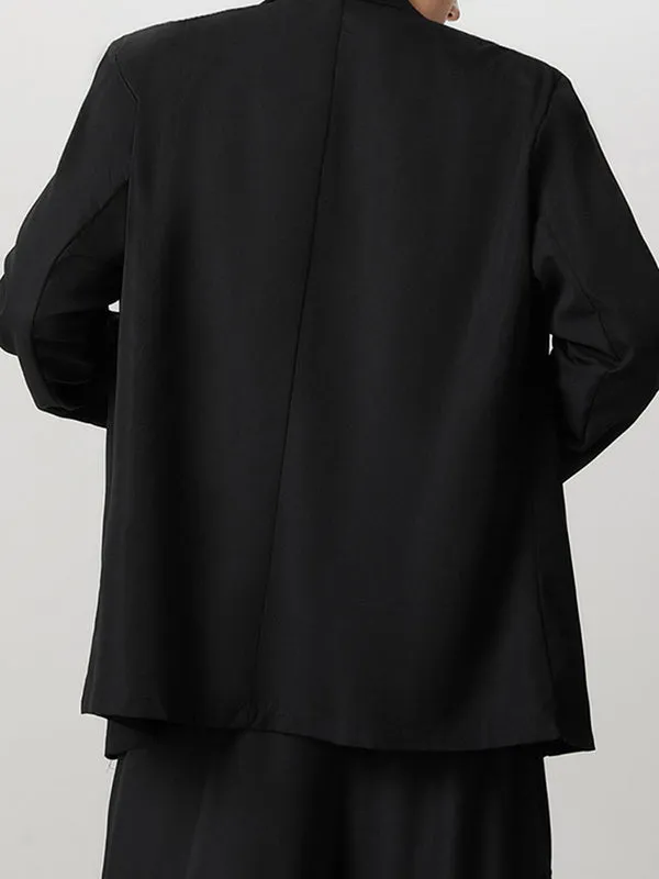Mens Solid Color Casual Long-Sleeve Blazer SKUK81458 sold by Incerunmen product image thumbnail 3