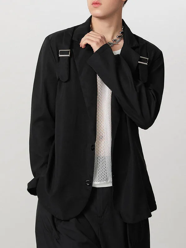 Mens Solid Color Casual Long-Sleeve Blazer SKUK81458 sold by Incerunmen product image thumbnail 2