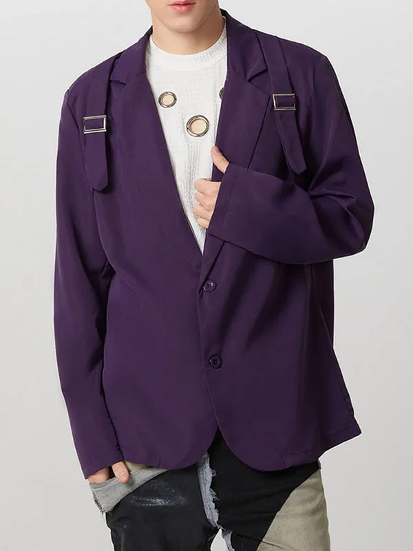 Mens Solid Color Casual Long-Sleeve Blazer SKUK81458 sold by Incerunmen product image thumbnail 5