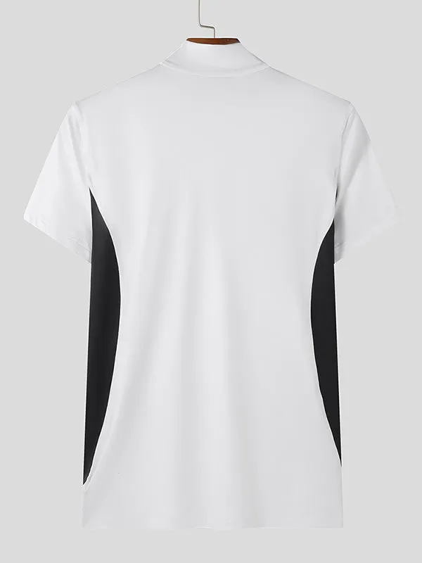 Mens Casual Letter Print Short Sleeve T-Shirt SKUK77356 sold by Incerunmen product image thumbnail 5