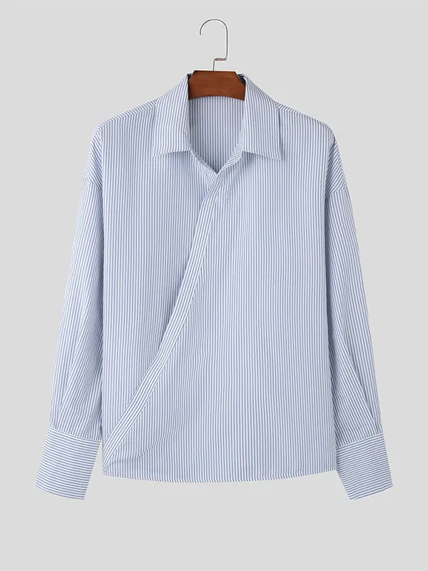 Mens Casual Striped Long Sleeve Shirt SKUK78486 sold by Incerunmen product image thumbnail 3