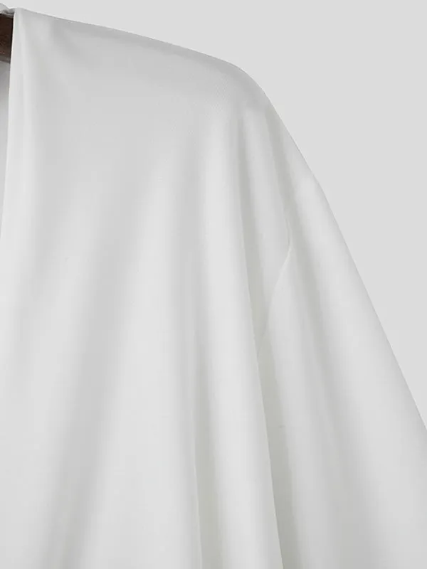 Mens Deep V-Neck Long Sleeve Shirt SKUK80274 sold by Incerunmen product image thumbnail 5