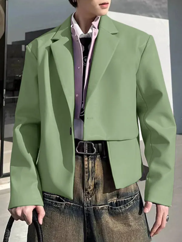 Mens Asymmetrical Hem Long Sleeve Blazer SKUK79205 sold by Incerunmen product image thumbnail 5