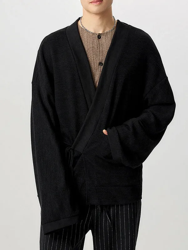 Mens Loose Knit Long Sleeve Cardigan SKUK76983 sold by Incerunmen product image thumbnail 2