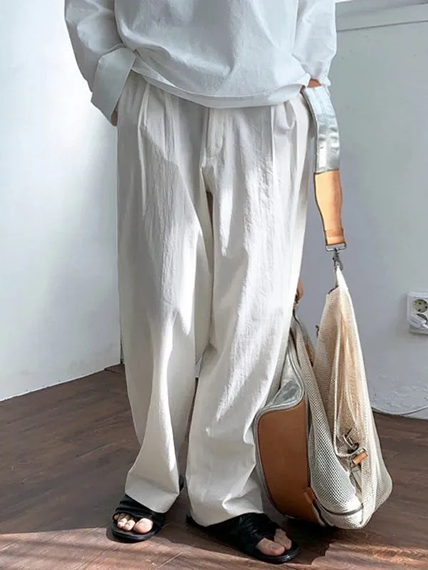 Mens Solid Color Straight-Leg Pant SKUK78621 sold by Incerunmen