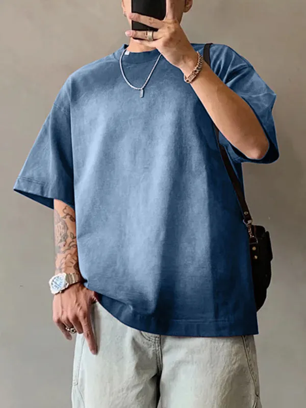 Mens Gradient Short-Sleeve T-Shirt SKUK73898 sold by Incerunmen product image thumbnail 5