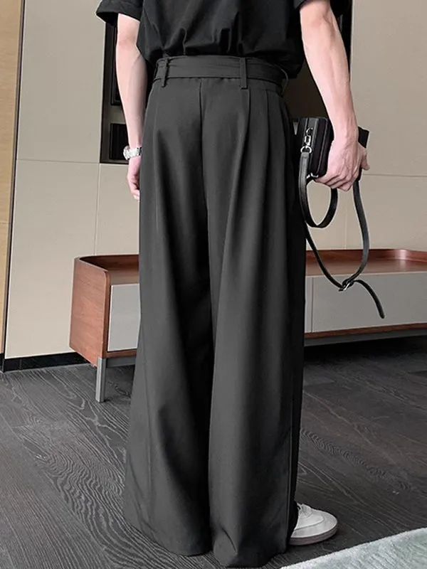 Mens Solid Color Straight Leg Casual Pant SKUK72359 sold by Incerunmen product image thumbnail 2