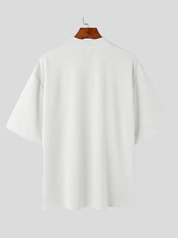 Mens 3D Pocket Short Sleeve T-Shirt SKUK73901 sold by Incerunmen product image thumbnail 5