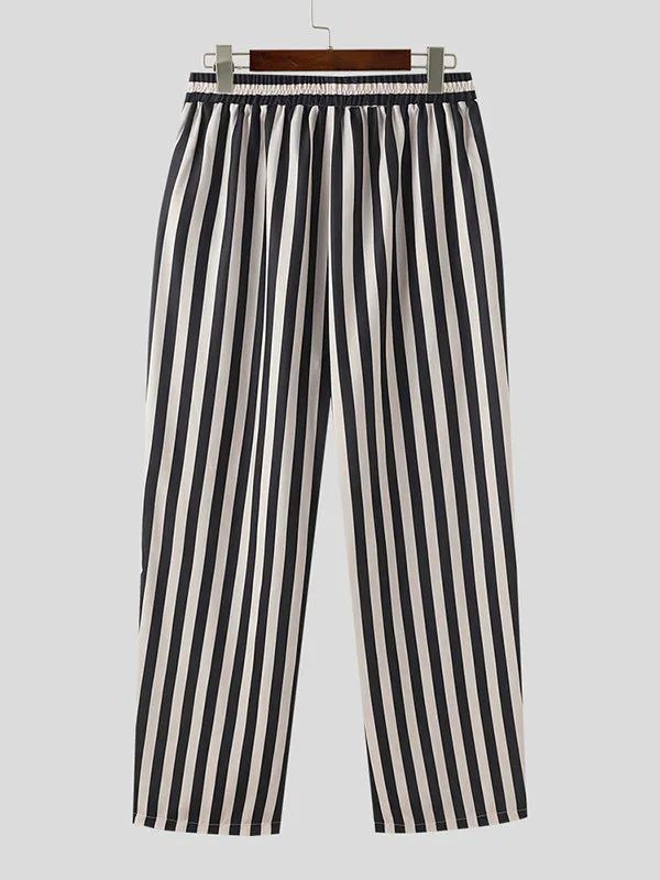 Mens Casual Ethnic Striped Loose-Fit Pant SKUK68005 sold by Incerunmen product image thumbnail 5