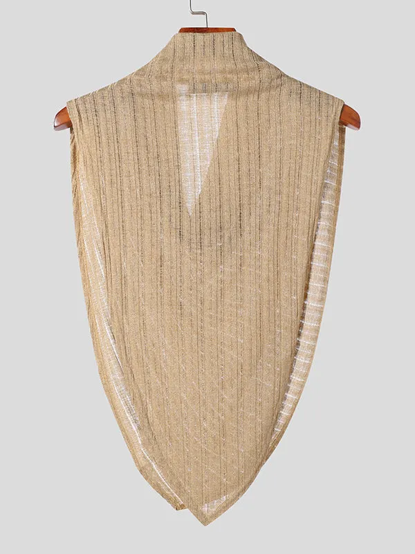 Mens Textured Drape Neck Sleeveless Tank SKUK65446 sold by Incerunmen product image thumbnail 5