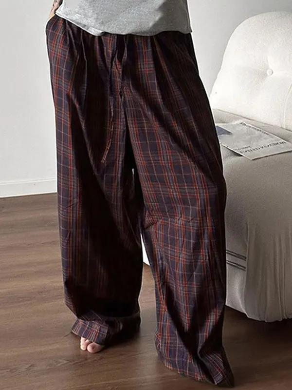 Mens Simple Solid Color Plaid Pant SKUK68201 sold by Incerunmen product image thumbnail 3
