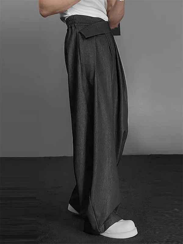 Mens Loose Straight Leg Casual Pant SKUK64380 sold by Incerunmen product image thumbnail 4