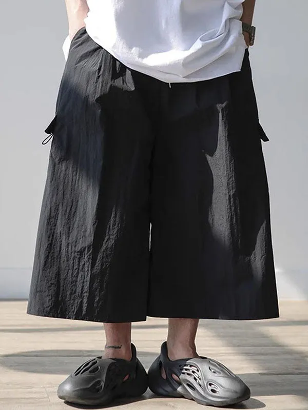 Mens Solid Textured Side Pockets Casual Pants SKUK58125 sold by Incerunmen