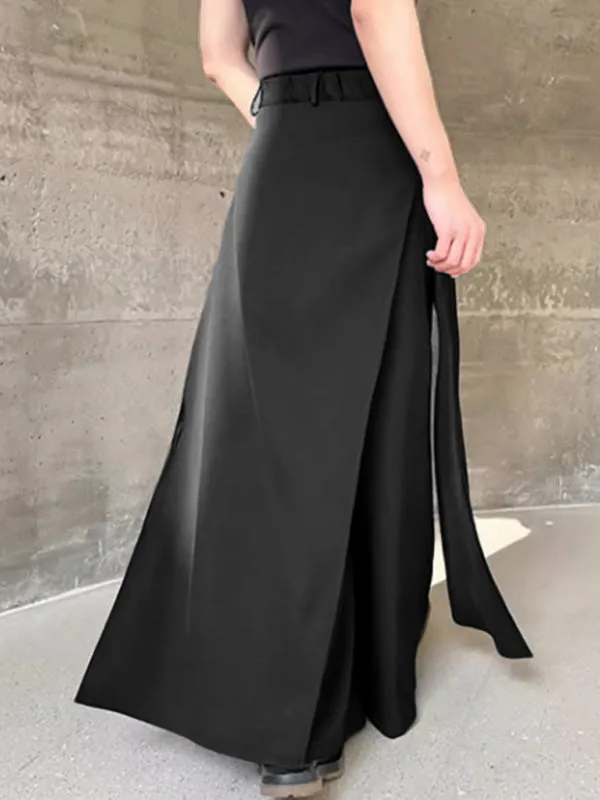 Mens Solid Patchwork Casual Loose Pants SKUK57433 sold by Incerunmen product image thumbnail 2