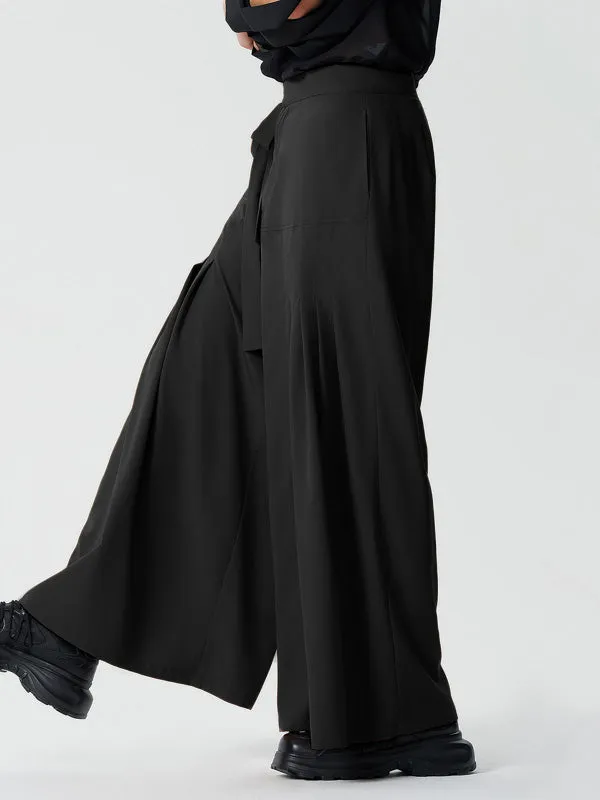 Mens Solid Pleated High Waist Casual Pants SKUK53640 sold by Incerunmen product image thumbnail 2