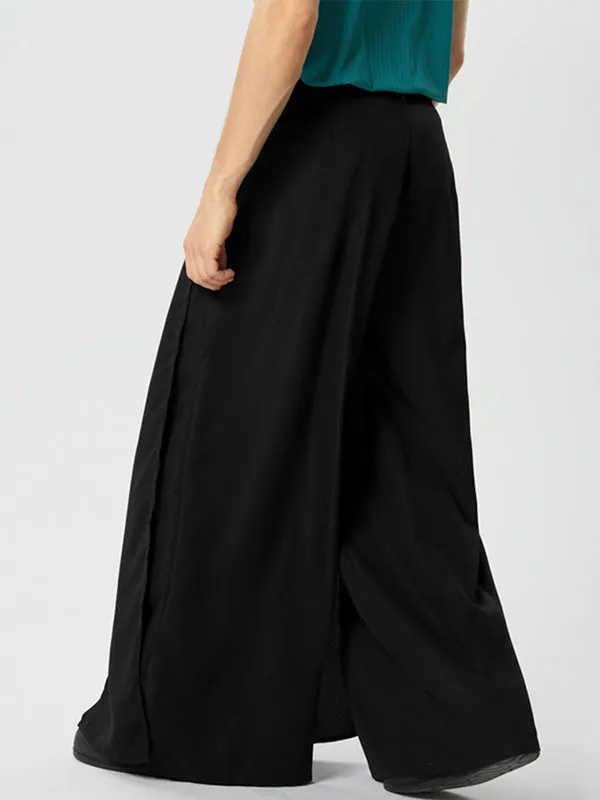 Mens Solid Loose Wide Leg Pants SKUK54947 sold by Incerunmen product image thumbnail 3