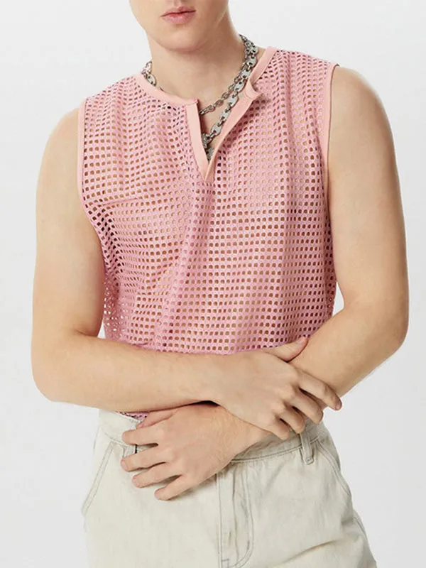 Mens Mesh See Through Sleeveless Vest SKUK51021 sold by Incerunmen product image thumbnail 3