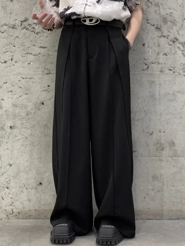 Mens Solid Casual Pants With Pocket SKUK49424 sold by Incerunmen