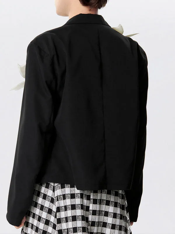 Mens Butterfly Applique Double Breasted Casual Blazer SKUK43048 sold by Incerunmen product image thumbnail 2