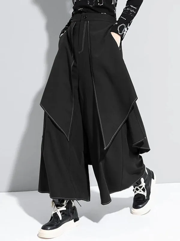 Mens Topstitching Irregular Layered Design Pants SKUK32791 sold by Incerunmen product image thumbnail 2